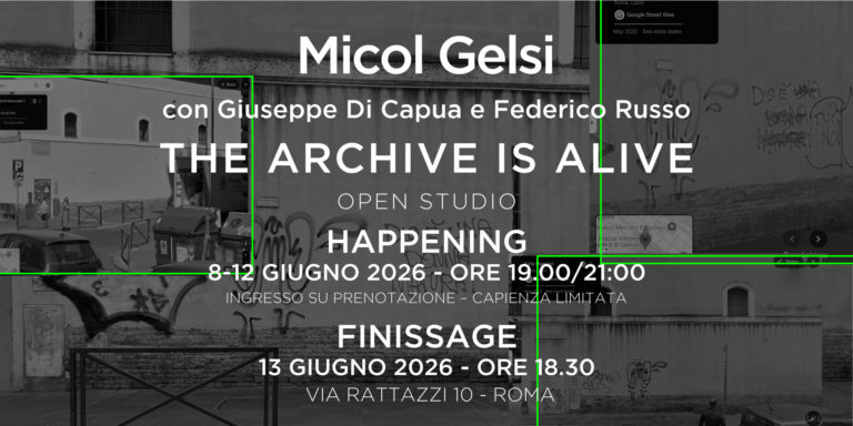 Immagine del progetto THE ARCHIVE IS ALIVE di Micol Gelsi